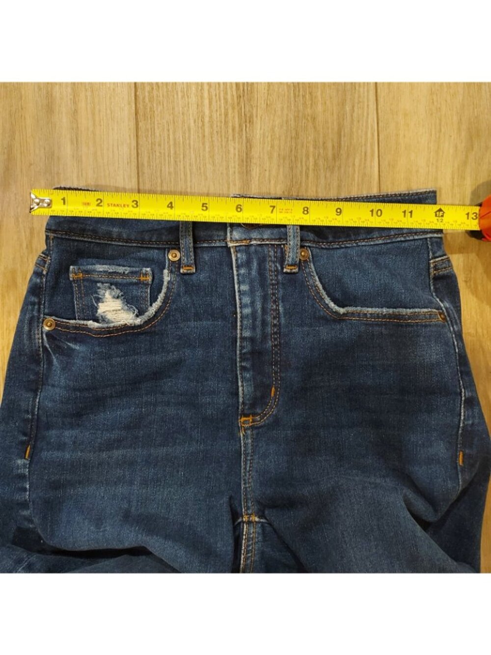 Loft Outlet Petite Jeans Raw Hem Ankle Pants - Picture 4 of 14
